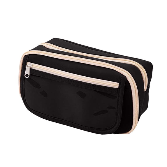 IPEWLEX Large Capacity Zipper Pencil Case, Versatile Multi-functional Organizer Pouch for Makeup & Electronics, Lightweight Portable Storage Bag Ideal for Office, Travel, and Daily Work