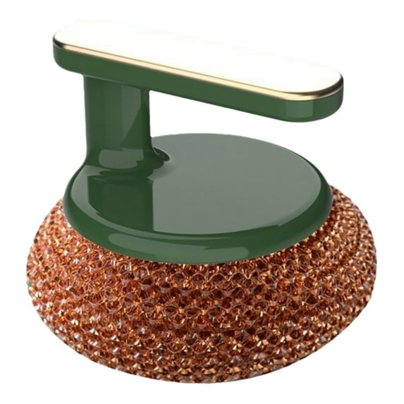 IPEWLEX Multi-Functional Household Pot Brush with Replaceable Scrub Brush Handle for Kitchen and Restaurant Use