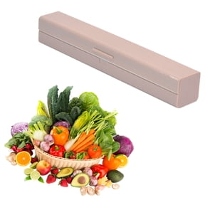 IPEWLEX Multifunctional Plastic Wrap Dispenser with Cutter, 1pcs x Cling Food Wrap Cutter, Pink