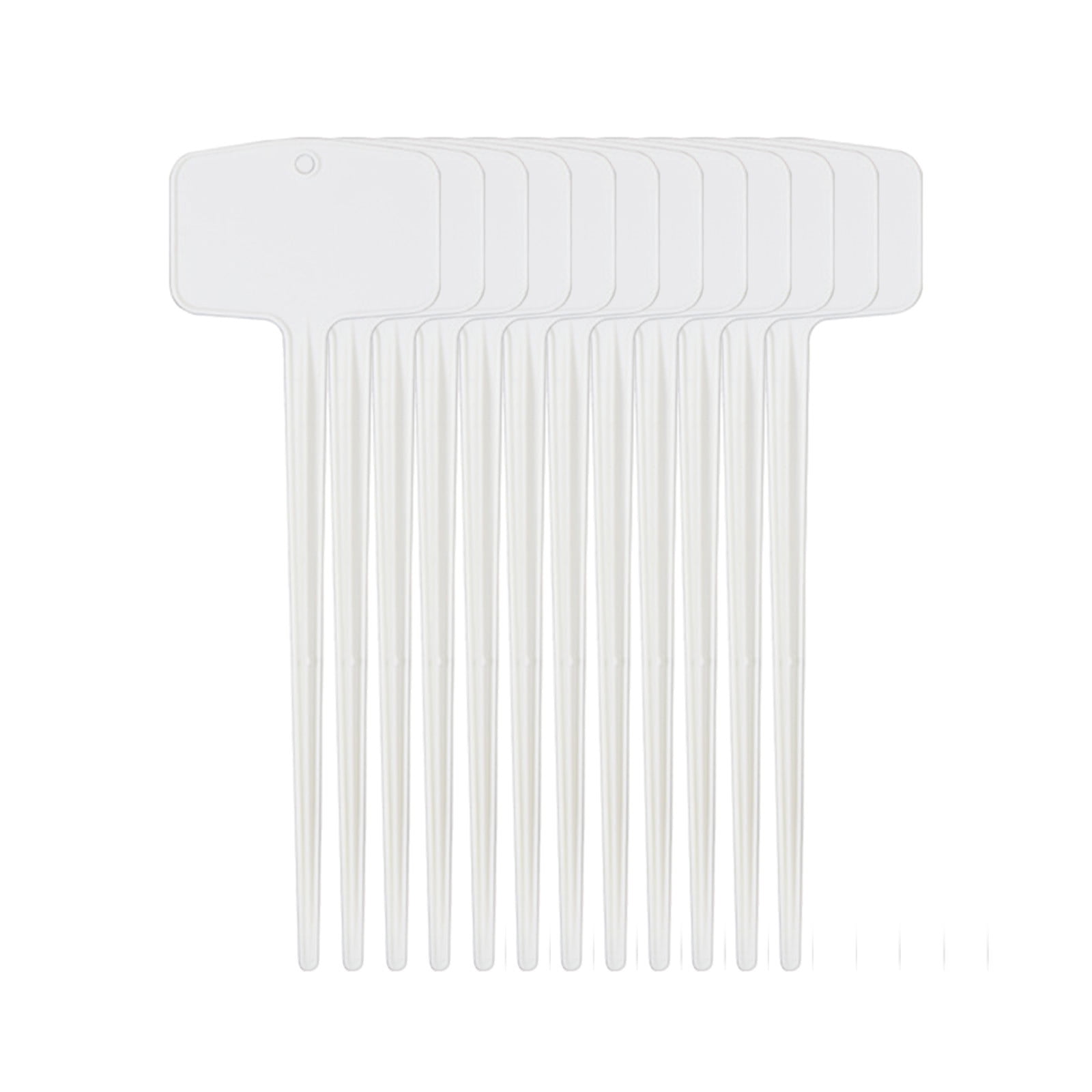 IPEWLEX Plastic Plant Labels - T-Type Garden Tags for Outdoor Use ...