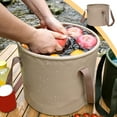 thumbnail image 1 of IPEWLEX Portable Folding Bucket - Leak-Proof PVC Foot Tub for Camping, Hiking, Fishing & Gardening - 10/20L Capacity, Durable & Lightweight with Reinforced Handles, 1 of 6