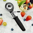 thumbnail image 1 of IPEWLEX Stainless Steel Ice Cream Scoop - Melon Baller and Meatballer - Ergonomic Design for Easy Release - Perfect Baking Tool, 1 of 6