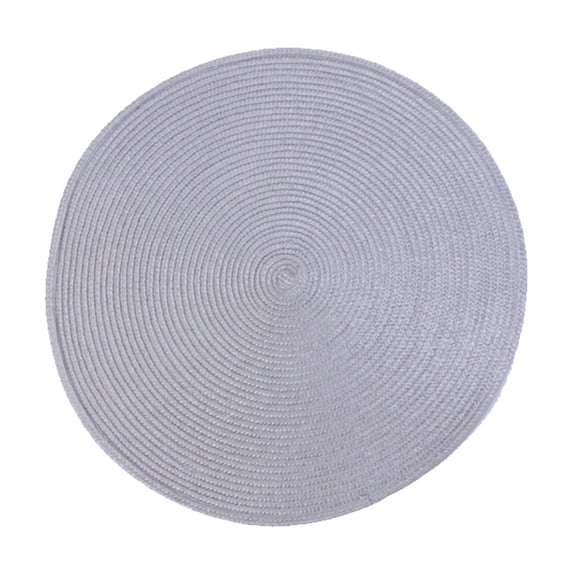IPEWLEX Stylish Round Woven Table Mat,15 In, Waterproof Oil-Proof Heat Insulation,Ideal for Dining & Home Decor