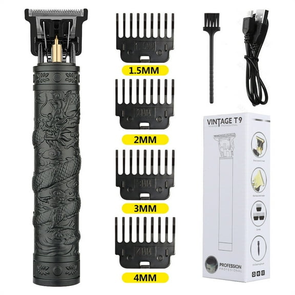 IPEWLEX USB Rechargeable Men's Grooming Kit | 300mAh Battery & 4 Heads | with Stainless Blades