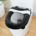 thumbnail image 1 of IPEWLEX Washable Knitted Toilet Seat Cushion - Universal Use, Easy Installation & Removal, Portable for Travel, Comfortable and Convenient, 1 of 6