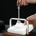 thumbnail image 1 of IPEWLEX Wooden Napkin Holder - Elegant Design, Durable Wood Base, Convenient Paper Towel Storage for Dining Room & Restaurant Use, 1 of 6