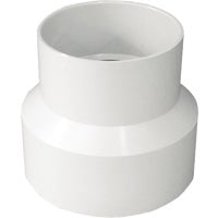 Ipex PVC Reducing Coupling - Durable Plastic - 1 Piece, 4" x 3", Multicolor