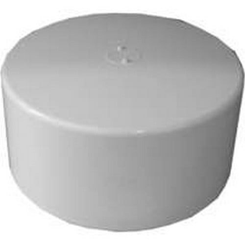 Ipex PVC Sewer and Drain Slip Cap - 6 In. - Plastic, 6 Inch PVC Drain Pipe Cap