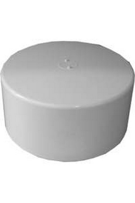 Ipex PVC Sewer and Drain Slip Cap - 6 In. - Plastic, 6 Inch PVC Drain Pipe Cap