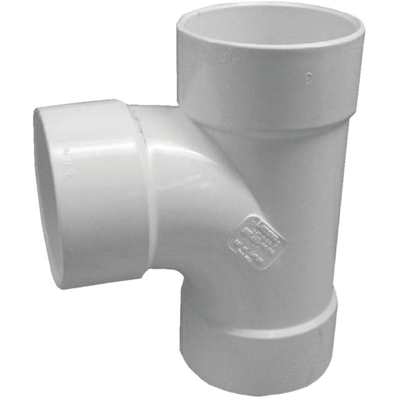 IPEX Sanitary Tee 3 In. PVC Sewer and Drain Tee 414123BC