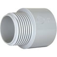 thumbnail image 1 of Kraloy PVC Terminal Adapter 020135 - 3/4 In. Hub x MPT - Gray, 1 of 1