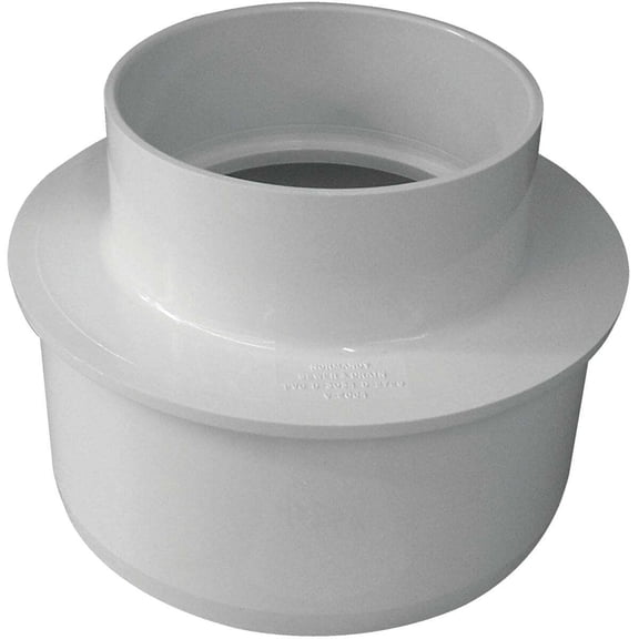 Genova Products PVC Sewer and Drain Bushing sdr35 - Durable - 6 x 4 In.