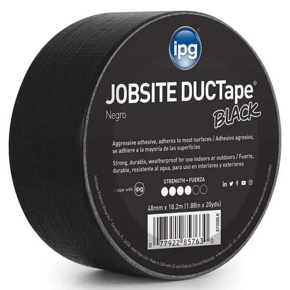 Intertape Polymer Corp Tape Duct Black 1.88Inx20Yd 6720BKT