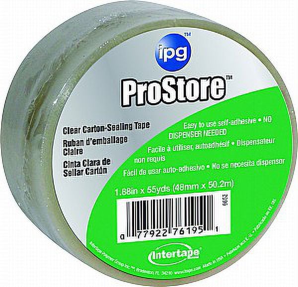 IPG 9852 2" x 55 Yds Clear Carton Tape - 16ct. Case