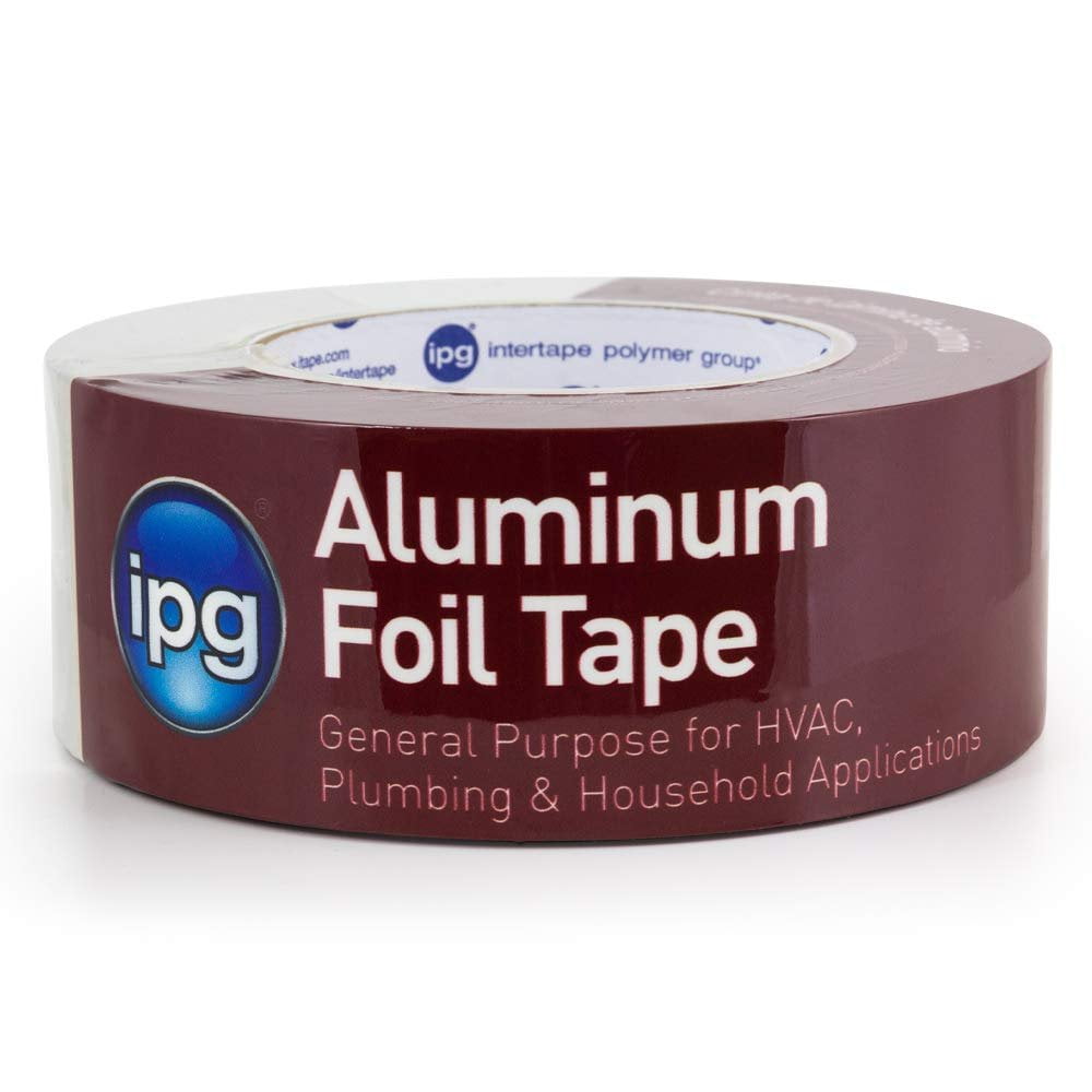 IPG Aluminum Foil Tape, 2" x 50 yd, Duct Sealing & Heat Adhesive