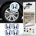 thumbnail image 1 of IPG Compatible with Civic Accord CRV VTEC Si Logo Center Cap Overlay Wheel Tire Decals Inner or Outer Stickers (Center Cap:2.25") (4 Units) (Inner Logo, Navy Blue), 1 of 6