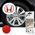thumbnail image 1 of IPG Compatible with Civic Accord CRV VTEC Si Logo Center Cap Overlay Wheel Tire Decals Inner or Outer Stickers (Center Cap:2.25") (4 Units) (Inner Logo, Pearl Red), 1 of 6