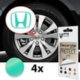 thumbnail image 1 of IPG Compatible with Crosstour Accord Element CRV CRZ Ridgeline Odyssey Pilot Logo Center Cap Overlay Wheel Tire Decals Stickers (Logo: 2.25" / Center Cap:2.75")(4 Units) (Blue Coral), 1 of 6