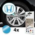 thumbnail image 1 of IPG Compatible with S2000 Pilot CRZ OEM Logo Center Cap Overlay Wheel Tire Decals Stickers (Logo: 2.5" / Center Cap:3")(4 Units) Carbon Fiber Cover Wrap Skin Your Vehicle (Light Blue), 1 of 6