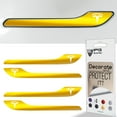 thumbnail image 1 of IPG Compatible for Model 3 / Model Y Door Handle Decal Sticker Wrap Kit (Set of 4) with Tesla Logo Personalize Your Tesla (Shiny Yellow), 1 of 5