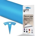 thumbnail image 1 of IPG Compatible with Model 3 Decal Sticker (9 Logo Set) Overlay Stickers Do it Yourself Stickers Set Personalize Your Vehicle (Light Blue), 1 of 8