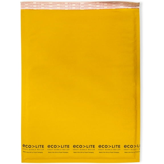 IPG Eco-lite #3 ELSS3 Golden Kraft Self Seal Bubble Mailer, 8.5" x 14.5" (Case of 100)