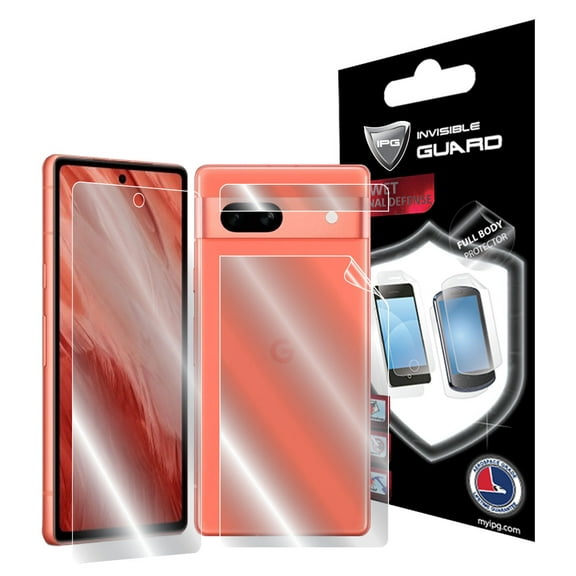 IPG For Google Pixel 7a FULL BODY Hydrogel Protector Invisible Touch Screen Sensitive Ultra HD Clear Film Anti Scratch Skin Guard - Smooth/Self-Healing/Bubble -Free Screen & Back