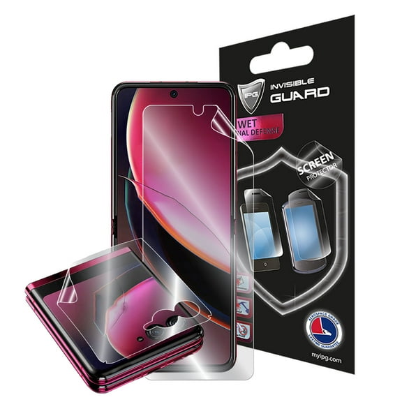 IPG For Motorola razr 40 Ultra FULL BODY (Internal - Front Screen) HydroGel Protector Invisible Touch Screen Sensitive Smooth / Self-Healing / Bubble -Free Screen & Back