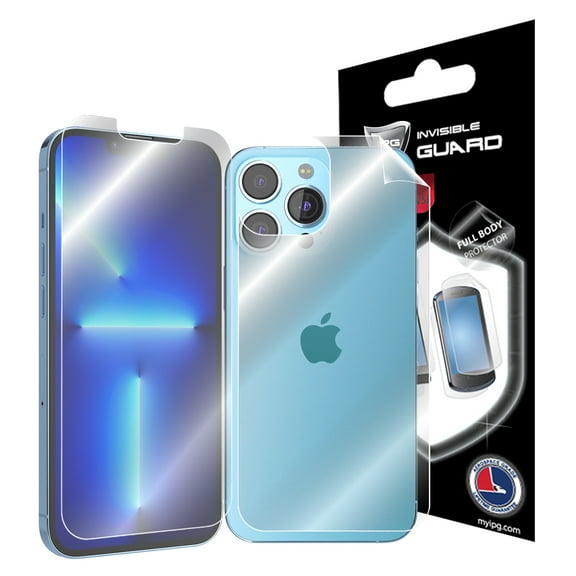 IPG For iPhone 13 PRO FULL BODY Protector Invisible Touch Screen Sensitive Ultra HD Clear Film Anti Scratch Skin Guard - Smooth/Self-Healing/Bubble -Free Screen & Back