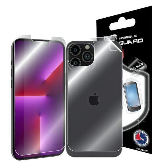 IPG For iPhone 13 PRO MAX FULL BODY Protector Invisible Touch Screen Sensitive Ultra HD Clear Film Anti Scratch Skin Guard - Smooth/Self-Healing/Bubble -Free Screen & Back