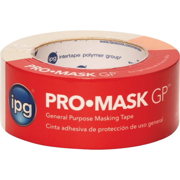 IPG Pro-Mask Gp 1.88 in. W x 60 yd. L Beige Medium Strength Masking Tape 1 pk