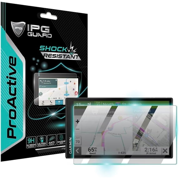 IPG ProActive for Garmin Dezl OTR620 - OTR610 6 inch GPS Truck Navigator Display 9H Hardness Screen Protector Nano Ceramic Film Ultra Responsive High Clarity