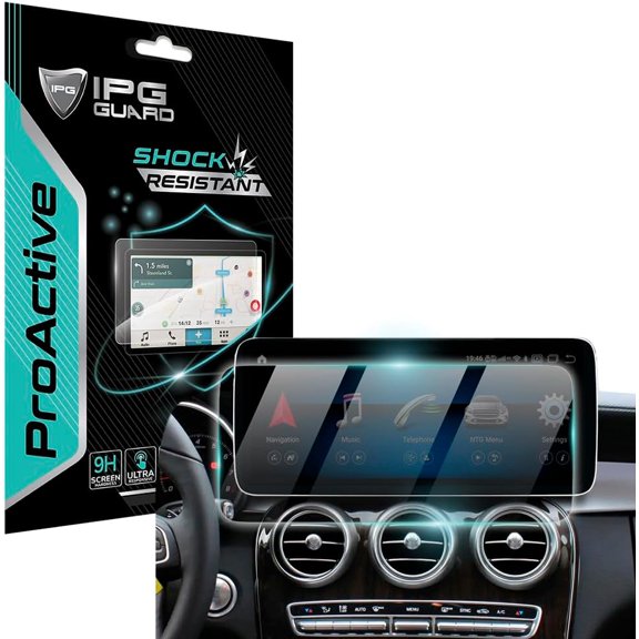 IPG ProActive for Mercedes Benz 2021-2023 GLC Class AMG GLC 43 Coupe 10.25" Navigation 9H Hardness Screen Protector Nano Ceramic Film Ultra Responsive