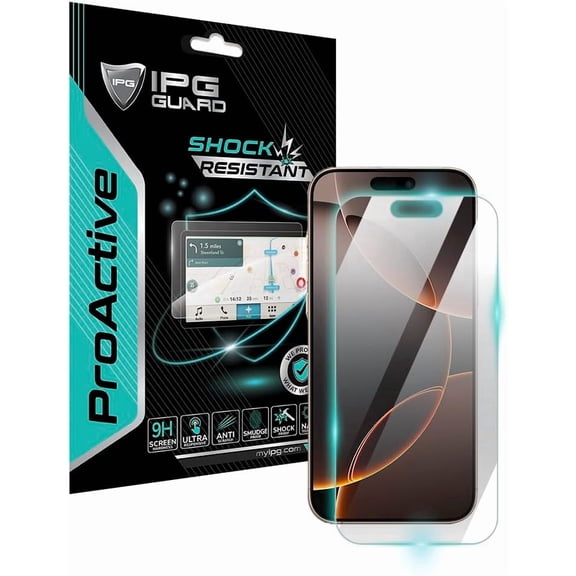 IPG ProActive for Apple iPhone 16 Pro Max Screen Protector 9H Hardness Nano Ceramic Film Ultra Responsive High Clarity for iPh16ProMax