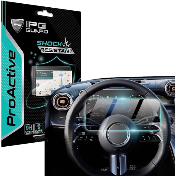 IPG ProActive for Mercedes Benz 2021 / 2024 C-Class GLC C300 300 C400 C63 S Class W223 W206 12.3 Inch Dashboard 9H Hardness Screen Protector