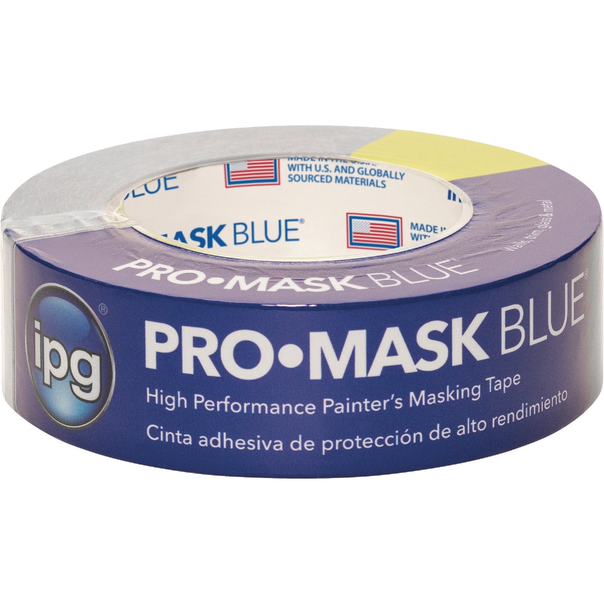 IPG ProMask Blue, 14-Day Painter's Tape, 1.41" x 60 yd, Blue, (Promo 4-Pack)