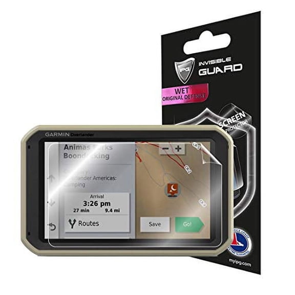 IPG for Garmin Overlander 7" Navigator Screen Protector Invisible Ultra HD Clear Film Anti Scratch Skin Guard - Smooth/Self-Healing/Bubble -Free
