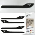 thumbnail image 1 of IPG for Tesla Model 3 Door Handle Decal Wrap Kit (Set of 4) with Tesla Logo (Solid Black), 1 of 2