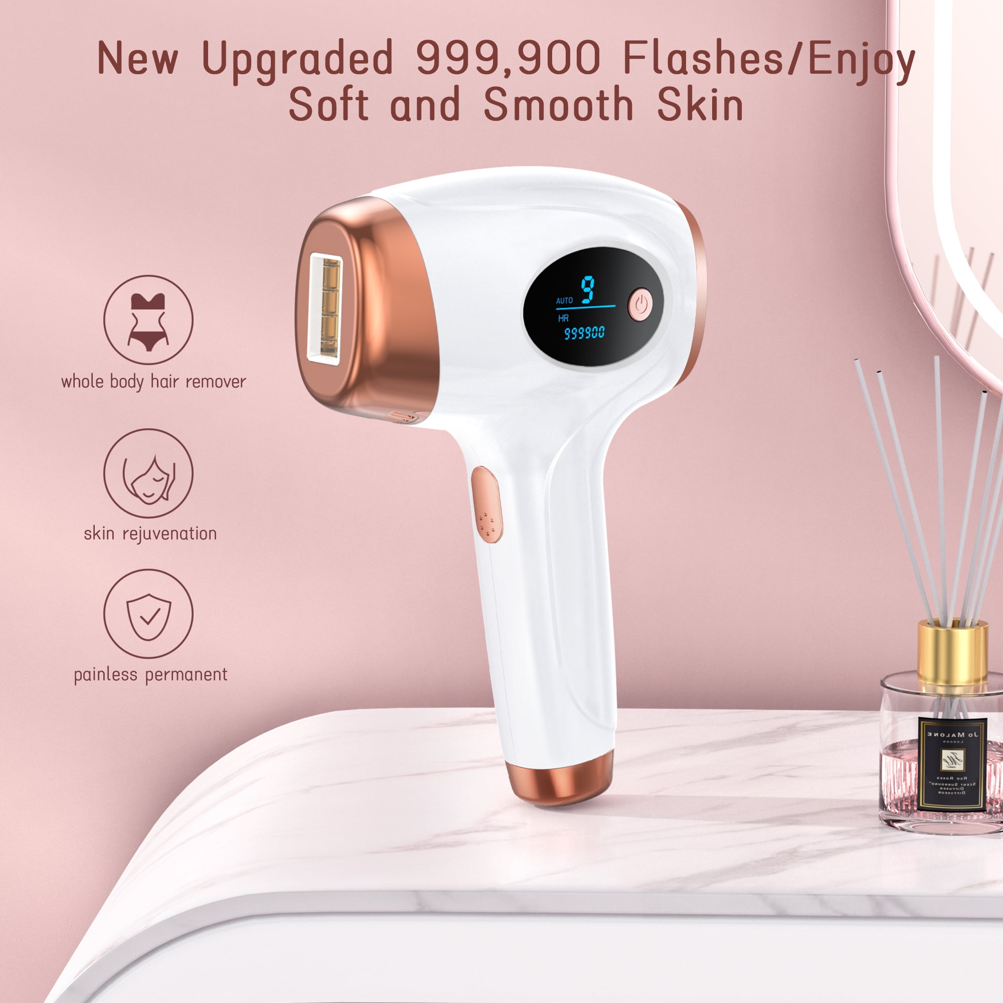 JOOYEE IPL Laser Hair Removal for Men & Women, Painless