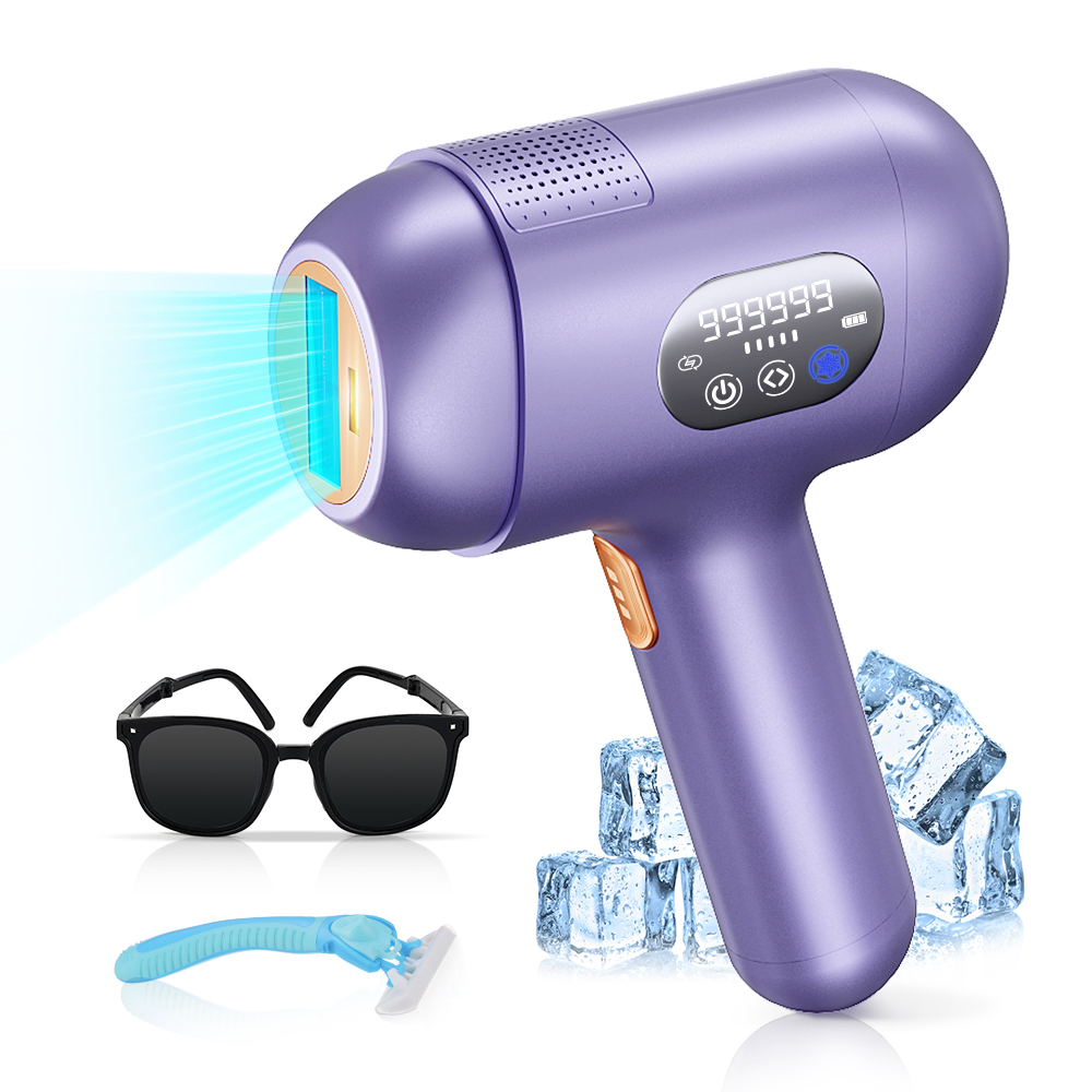 IPL Laser Hair Removal Device, Cordless IceCooling IPL Hair Remover