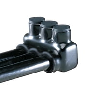 IPL Series Dual Rated Single Sided Entry Insulated Multi-Tap Connector, 14 to 4 AWG Aluminum & Copper Conductor, Plastisol