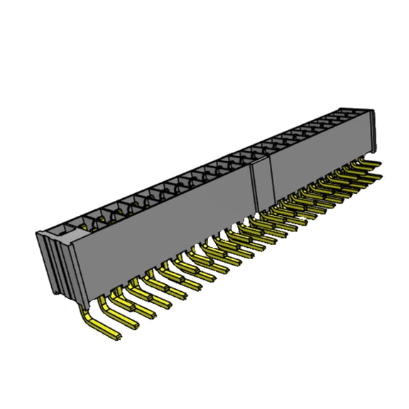 IPL1-124-01-S-D-RA-P .100 Mini Mate Isolated Power Terminal Strip, Cable Mate