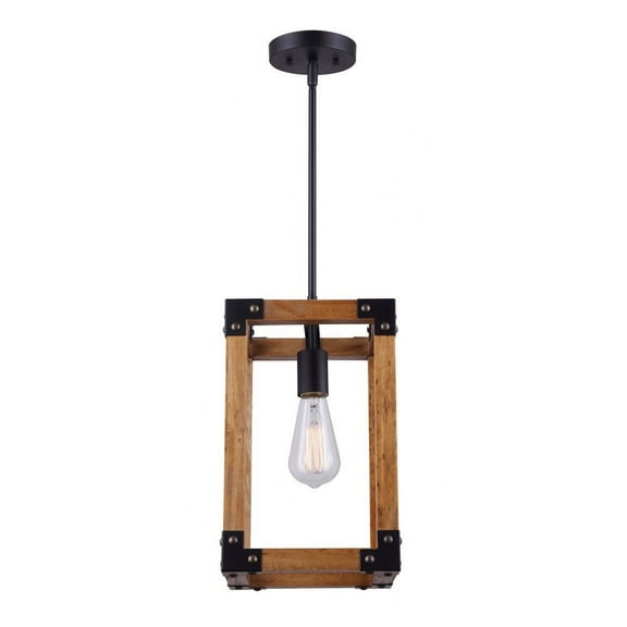 IPL756A01BKW Canarm Inc Moss - 1 Light Pendant-64 Inches Tall and 8 Inches Wide