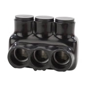 IPLD3-0-3B 3 Port AWG Bagged Insulated Multi-Tap Connector, Black