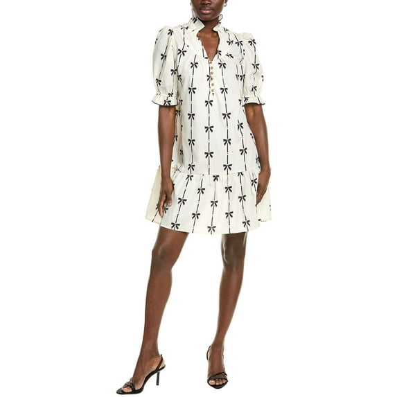 IPPONELLI womens Bow Shift Dress, m, White