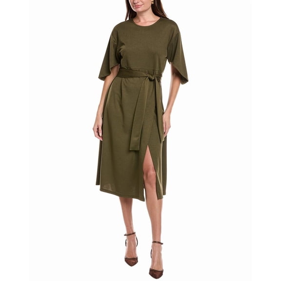 IPPONELLI womens  Midi Dress, m, Green