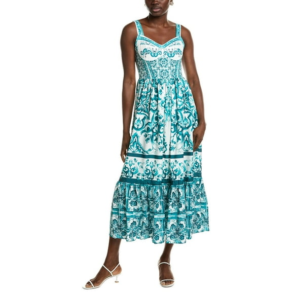 IPPONELLI womens  Midi Dress, m, Green