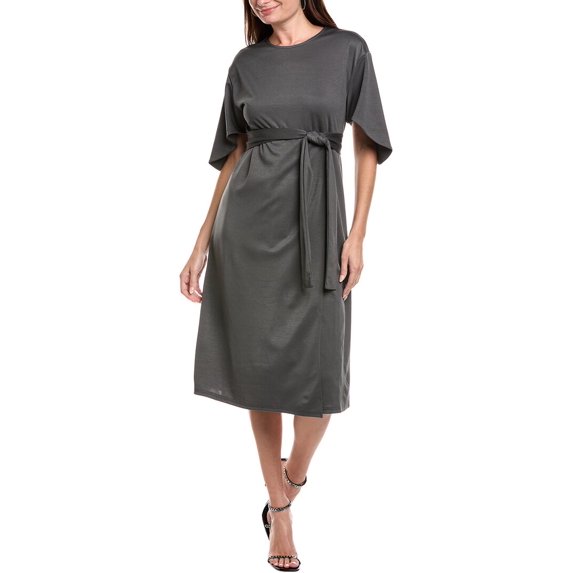 IPPONELLI womens Midi Dress, s, Grey