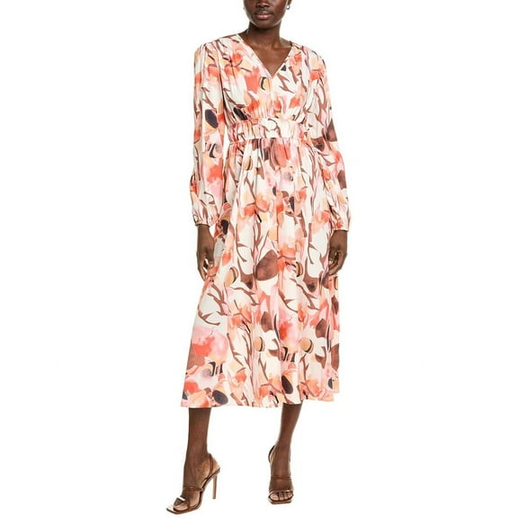 IPPONELLI womens  Midi Dress, s, Orange