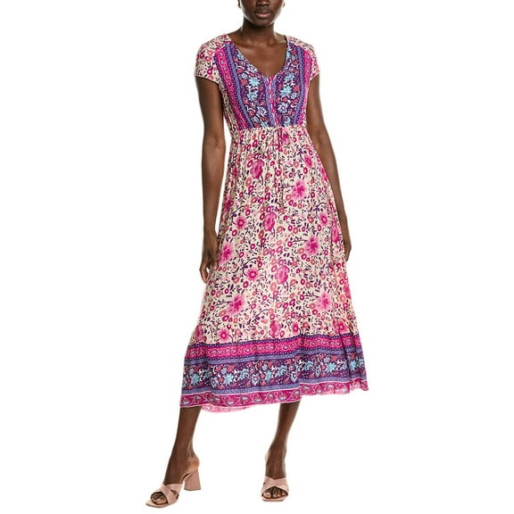 IPPONELLI womens Midi Dress, s, Pink